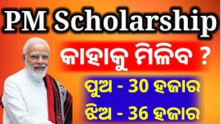 PM Scholarship full information in odia  prime minister scholarship 2024 [upl. by Ayetal]