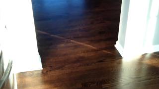 Coffee brown oak flooring Excel FloorsHuntley Il [upl. by Pricilla]