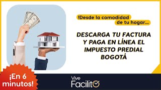 Pago de impuesto predial Bogotá [upl. by Doersten]