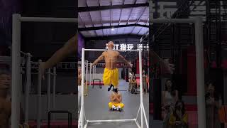 The strongest Shaolin mans amazing workout 😱 reaction shaolinkungfu martialarts [upl. by Lezah700]