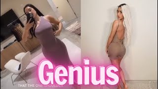 Kim Kardashian models her new SKIMS bra which can be worn 30 WAYS as fans call it genius [upl. by Assena]