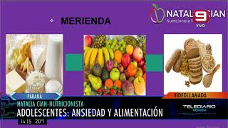 Micro de la nutricionista Natalia Cian los desórdenes alimenticios en la adolescencia [upl. by Ozkum]