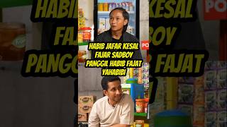 Habib Jafar Kesal Fajar Sadboy Panggil Habib Jafar Ya Habibi fajarsadboy habibjafar podcast lucu [upl. by Muns]