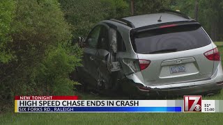 Wake County chase near Raleigh hit 150 mph before wreck audio says [upl. by Ecirb]