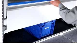 Sortimo Fahrzeugeinrichtungen Liftklappe  Van racking liftup flap [upl. by Sluiter]