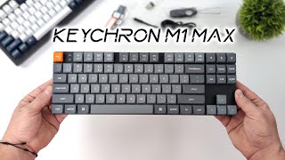 Keychron K1 Max Low Profile Wireless Mechanical Keyboard Hands On Review [upl. by Erminna]