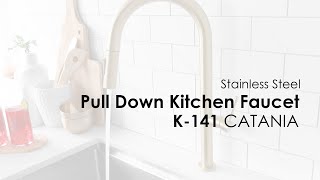 K141  CATANIA  Pull Down Kitchen Faucet  Stylish [upl. by Ennavoj]