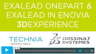 EXALEAD OnePart and EXALEAD in ENOVIA 3DEXPERIENCE [upl. by Oirazan]