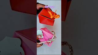 Tutorial Cute small gifts bag with paper shorts diy art craft roastbreadfruit [upl. by Ranip]