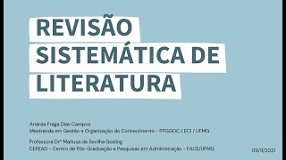 Como fazer uma Revisão Sistemática de Literatura RSL e o uso da ferramenta Start [upl. by Arawaj701]