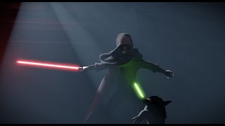 CLONE WARS Yoda VS Darth Sidious Teaser 2 Fan Animation [upl. by Braca]