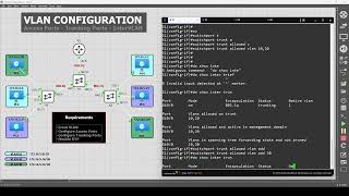 Complete VLAN Configuration  GNS3 Lab [upl. by Talanian]