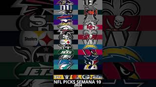 PICKS SEMANA 10 TEMPORADA NFL 2024 nfl nflseason2024 hijosdepoe nflespañol nflfootball [upl. by Valeda88]