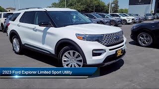 2023 Ford Explorer Limited Sport Utility Sacramento Roseville Elk Grove Folsom Stockton [upl. by Stromberg880]