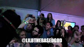 Lil B PERFORMING WONTON SOUP LIVE IN TEXAS CROWD GOING NUTS [upl. by Reagen]