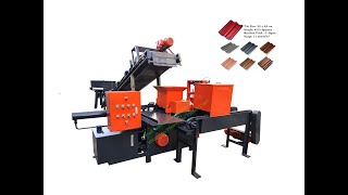 Cement roof tile making machine SMX [upl. by Koblas]