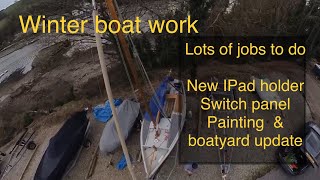 No25 Cornish Shrimper Winter boat jobs [upl. by Yerok]