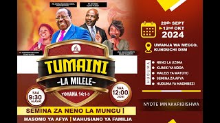 LIVE MKUTANO WA INJILI quotTUMAINI LA MILELEquot KUNDUCHI BEACH SDA  11102024  SIKU YA 14 [upl. by Aklog]