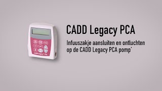 CADD Legacy PCA  Aansluiten Infuuszakje [upl. by Alletneuq460]