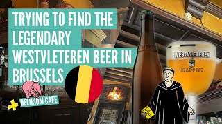 EM BUSCA DA LENDÁRIA CERVEJA WESTVLETEREN EM BRUXELAS BÉLGICA 🇧🇪  BAR DA DELIRIUM Dec2022 [upl. by Dasa]