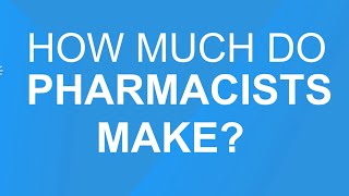 How Much Do Pharmacists Make [upl. by Drol678]