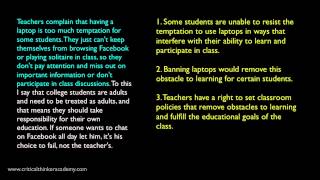 Analyzing a Sample Argumentative Essay Third Argument [upl. by Imiaj]