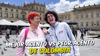 El MEJOR ACENTO vs el PEOR ACENTO de Colombia según los bogotanos  Qué Pasa Mariete [upl. by Aloysius]