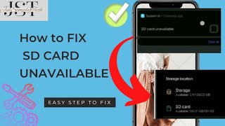 How to Fix SD card UNAVAILABLE in phone 2Steps [upl. by Notnarb]