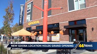 New Qdoba location holds grand opening [upl. by Champagne593]