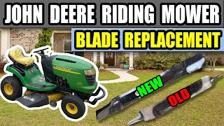 Riding Mower Blade Replacement [upl. by Einej]