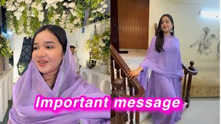 Important message  koi batamezi nhi kry ga  meetup location  sitara yaseen vlog [upl. by Aidnic825]