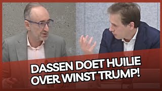 Arrogante Dassen blijft HUILIE doen over oa Trump BBBer Henk Vermeer is het SPUUGZAT [upl. by Nylleoj]