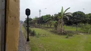 বরেন্দ্র এক্সপ্রেস।Borendro express train Entering Parbotipur railway junction।Bangladesh railway। [upl. by Schatz130]