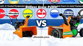 Best Battery Powered Snow Blowers So easy to use [upl. by Edmondo]