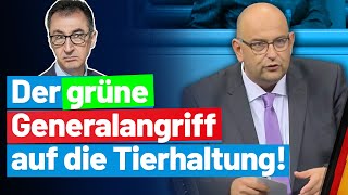 Grüne wollen die private und berufliche Tierhaltung in Deutschland ABSCHAFFEN AfDFraktion im BT [upl. by Ainola]