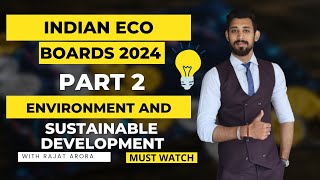 Environment and Sustainable development  Indian Eco  Part 2  Class 12 [upl. by Naor]