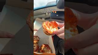 Little Caesars CRAZY PUFFS 🍕🔥 mukbang pizza asmr trending delicious [upl. by Rawna21]