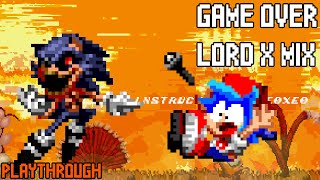 FNF GAME OVER LORD X MIX  MOD PLAYTHROUGH [upl. by Wolfie688]