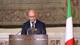 Relazione annuale Auditel 2023 lintervento del Presidente Fontana [upl. by Mcclees]