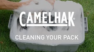 CamelBak Cleaning your Pack  CamelHak [upl. by Anaujahs]