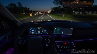 👉AT NIGHT 2024 Hyundai Santa Fe  Interior Exterior Lights Analysis Night Drive [upl. by Onitnelav]