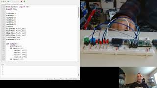 Paul McWhorter Pico W Lesson 85 Digital Counter with UpDown Switches [upl. by Eulau143]