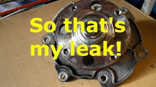 How to replace the water pump on a 2006 Cadillac STS [upl. by Korfonta]