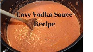 Easy Vodka Sauce Recipe [upl. by Ludovick668]