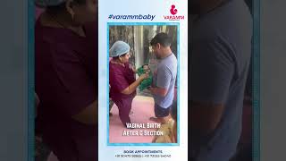 Welcoming our VBAC tiny miracle with open arms at Varamm Healthcare vbac normaldeliverystory [upl. by Fredella712]