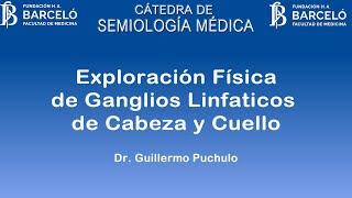 Exploración de Ganglios Linfaticos de Cabeza y Cuello [upl. by Pelaga]