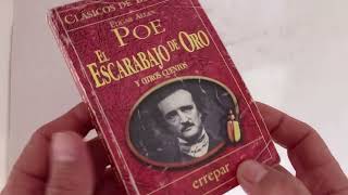 EL ESCARABAJO DE ORO Y OTROS CUENTOS  EDGAR ALLAN POE  CLASICOS DE BOLSILLO  LIBRO [upl. by Aivil]