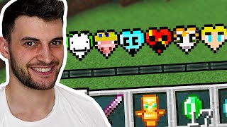 Minecraft But There Are YouTuber Hearts [upl. by Zoe]