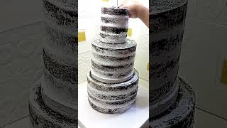 Simple 3 Tier Wedding Cake [upl. by Yebot]