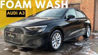 Audi A3 Foam Wash  Exterior Auto Detailing [upl. by Ait]